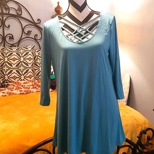 Zenana Premium xl top cross cross detail